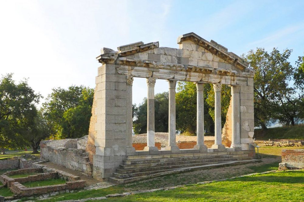 The ancient monument at Apollonia Archaeological Park